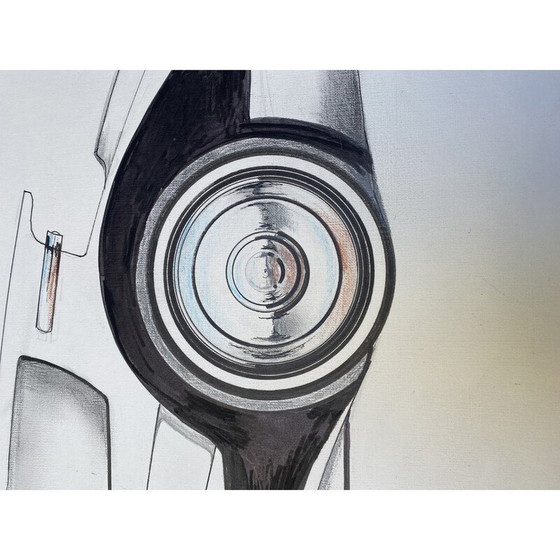 Image 1 of Vintage drawing "Citroën 15/6. 2027" by André Ferrand, 2010