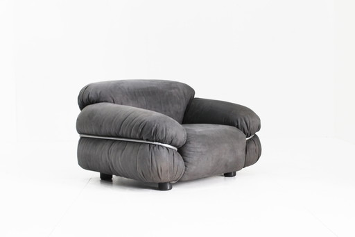 Sesann armchair by Gianfranco Fratinni for Cassina