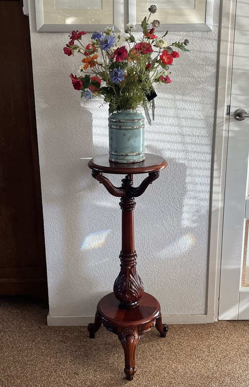 Walnut Art Deco Plant Table (1930-1940)