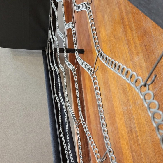 Image 1 of Vintage metal and imitation leather daybeds, Germany