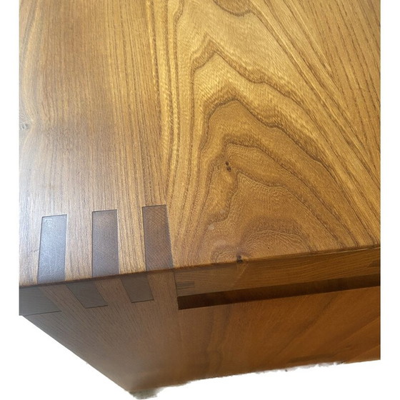 Image 1 of R14 vintage sideboard in solid elm by Pierre Chapo, 1971