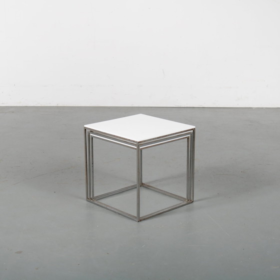 Image 1 of Poul Kjaerholm PK71 Nesting Tables, Denmark, 1960