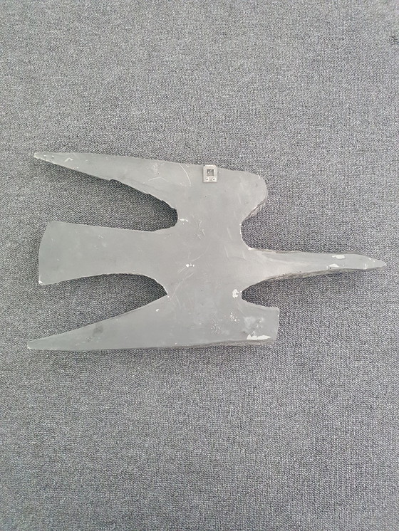 Image 1 of Brutalist Wall Sculpture Bird