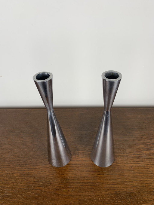 Steel Candle Holder Duo By Erika Pekkari For Ikea