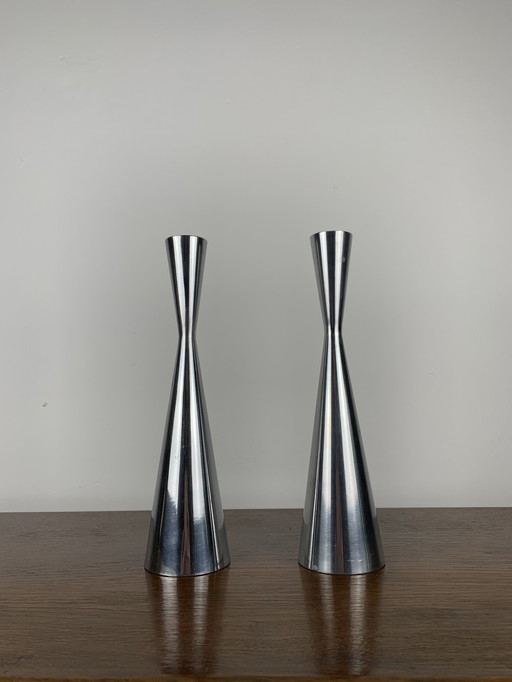 Steel Candle Holder Duo By Erika Pekkari For Ikea