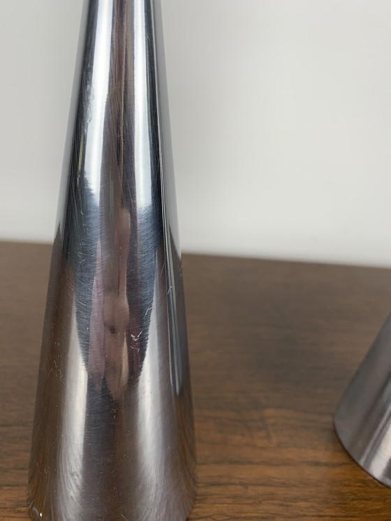 Image 1 of Steel Candle Holder Duo By Erika Pekkari For Ikea