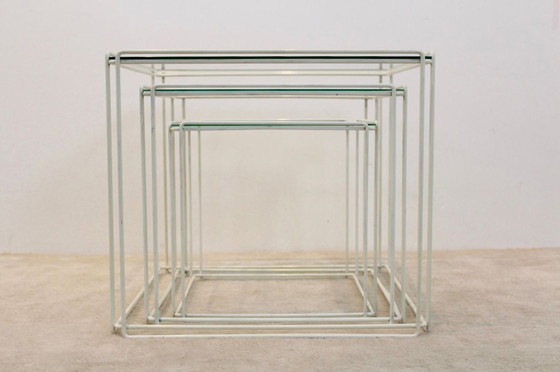 Image 1 of 3x Isocele Graphical Nesting Tables