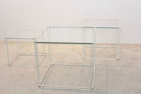 Image 1 of 3x Isocele Graphical Nesting Tables