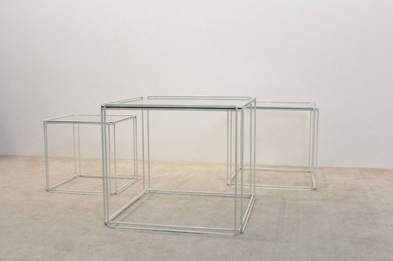 Image 1 of 3x Isocele Graphical Nesting Tables