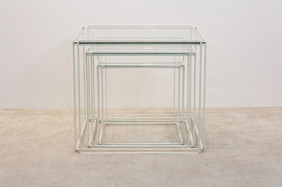 Image 1 of 3x Isocele Graphical Nesting Tables