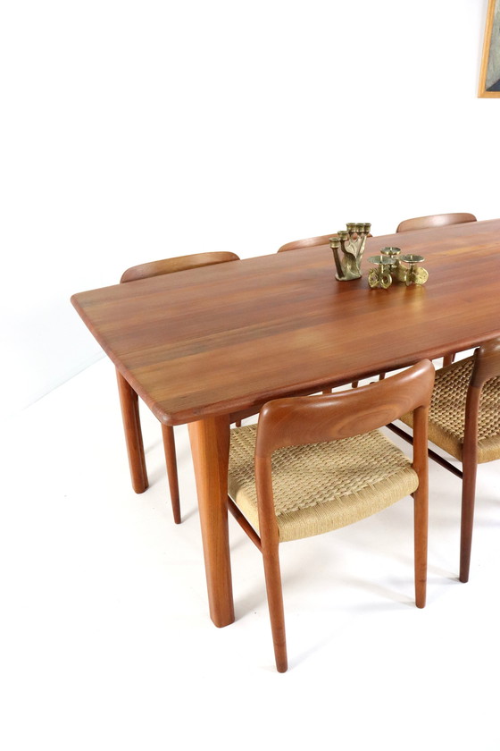 Image 1 of Dyrlund Rectangular Dining Table Solid Teak 'Resen'