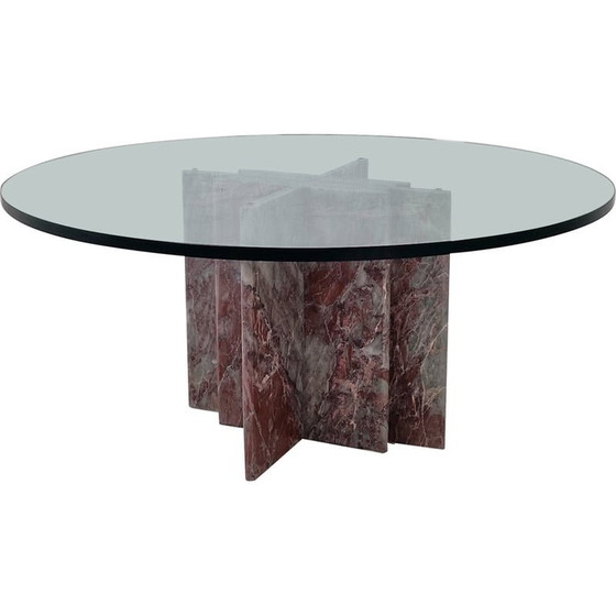Image 1 of Italian vintage marble coffee table, 1980s