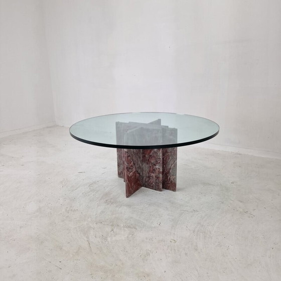 Image 1 of Italian vintage marble coffee table, 1980s