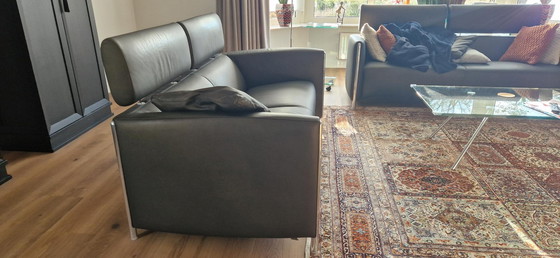 Image 1 of Leolux Goncharov 2-seater sofa and ottoman