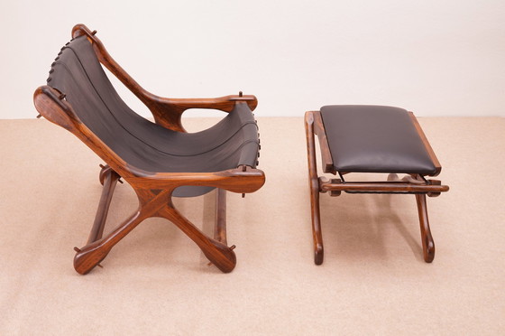 Image 1 of Lounge chair with ottoman by Don Shoemaker