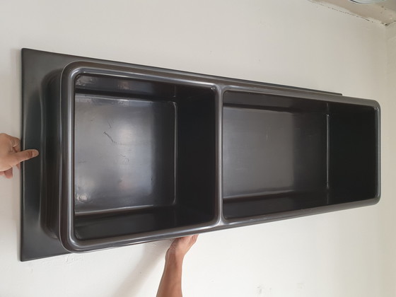 Image 1 of Vintage Space Age Plastic Wall Unit