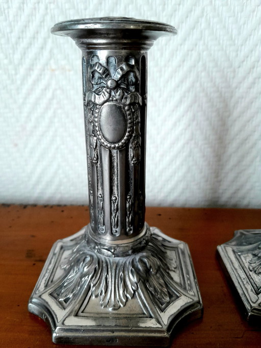 2 candelieri del XIX secolo di Victor Saglier 