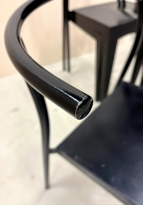 Image 1 of 17x Kartell dr. Glob chair by Phillipe Starck - black