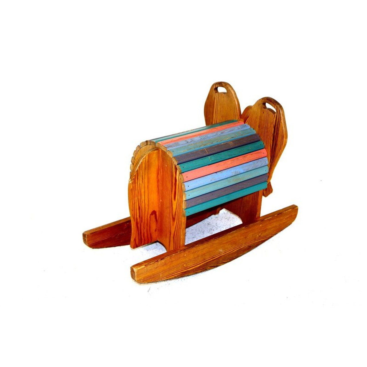 Vintage wooden rocking elephant 2025