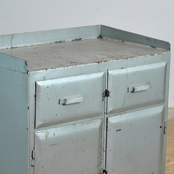 Image 1 of Industrial Iron Cabinet, 1960S