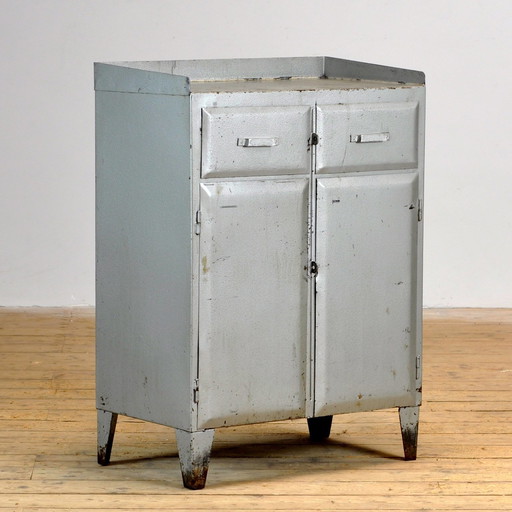 Industrial Iron Cabinet, 1960S