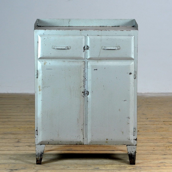 Image 1 of Industrial Iron Cabinet, 1960S