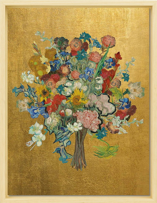 Vincent van Gogh ----Flowers (gold)