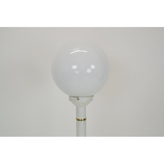 Image 1 of Vintage floor lamp in milk glass, metal and brass, Czechoslovakia 1970s