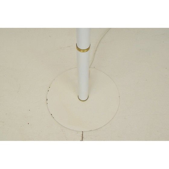 Image 1 of Vintage floor lamp in milk glass, metal and brass, Czechoslovakia 1970s