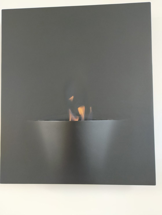 Image 1 of 1 Gaya Bio-Ethanol Wall Fireplace From Safretti 62Cm Wide, 73Cm High. A Work of Art On The Wall.