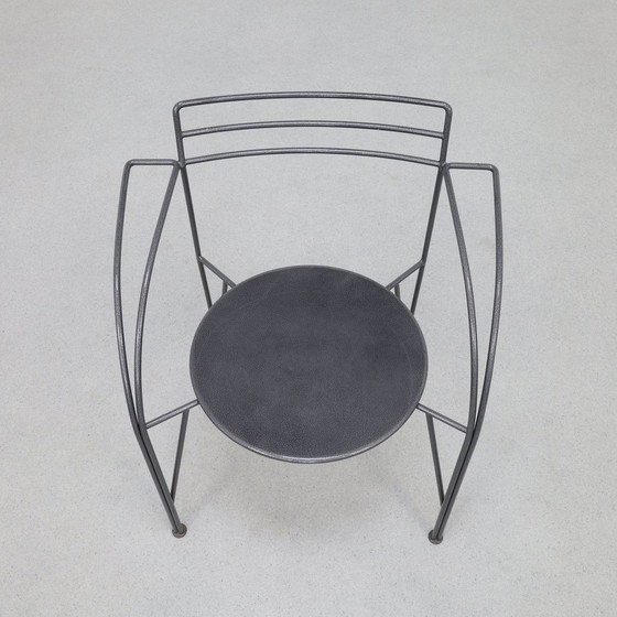 Image 1 of Postmodern Armchair "Lune D'Argent" By Pascal Mourgue For Fermob, 1980S