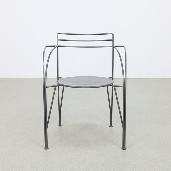 Image 1 of Postmodern Armchair "Lune D'Argent" By Pascal Mourgue For Fermob, 1980S