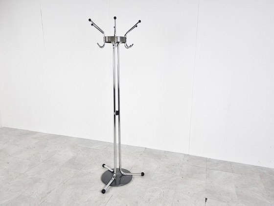 Image 1 of Willy Van Der Meeren per Tubax appendiabiti vintage cromato