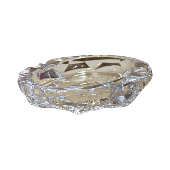 Image 1 of Jablonecke Sklarny Crystal Ashtray In Desna, Czechoslovakia, 1970S.