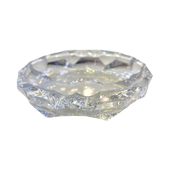 Image 1 of Jablonecke Sklarny Crystal Ashtray In Desna, Czechoslovakia, 1970S.