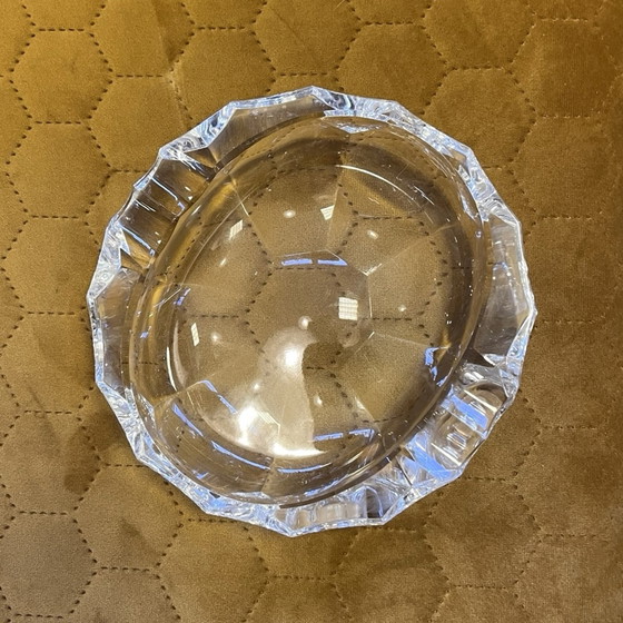 Image 1 of Jablonecke Sklarny Crystal Ashtray In Desna, Czechoslovakia, 1970S.