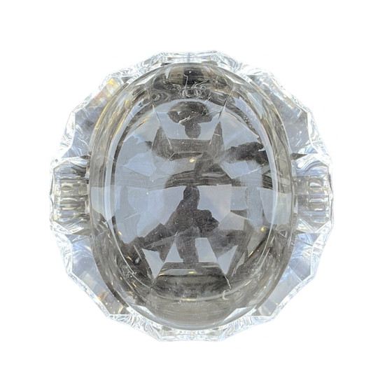 Image 1 of Jablonecke Sklarny Crystal Ashtray In Desna, Czechoslovakia, 1970S.