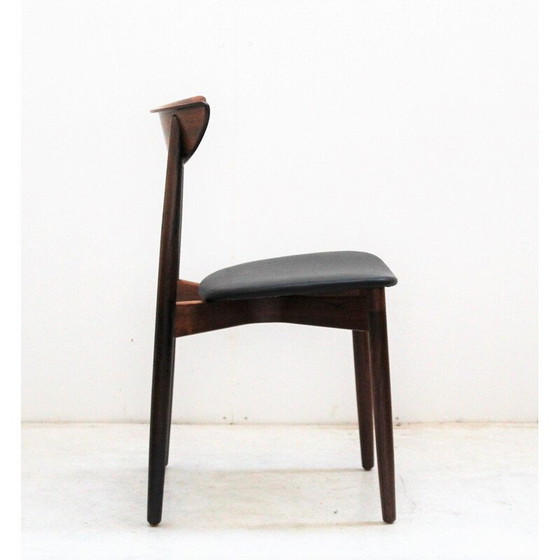 Image 1 of Set of 6 Scandinavian vintage rosewood chairs by Harry Ostergaard for Randers Mobelfabrik, 1957