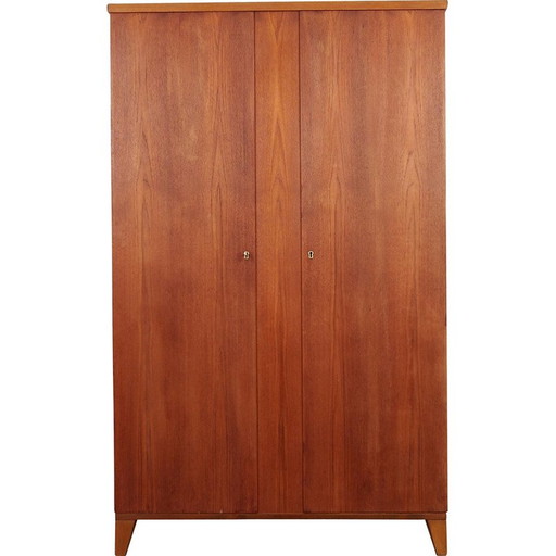 Teak wardrobe, Danish design, 1960s, production: Denmark