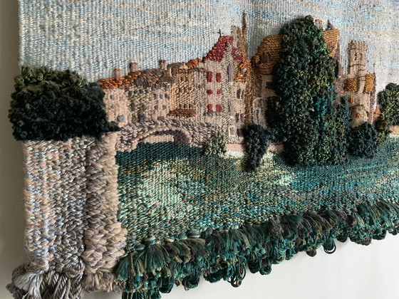 Image 1 of Unique Handwoven Tapestry Greenery Bruges