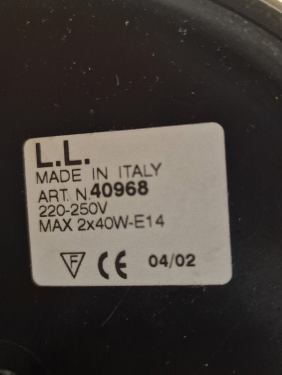 Image 1 of Vintage Italian Glass Mushroom Lamp