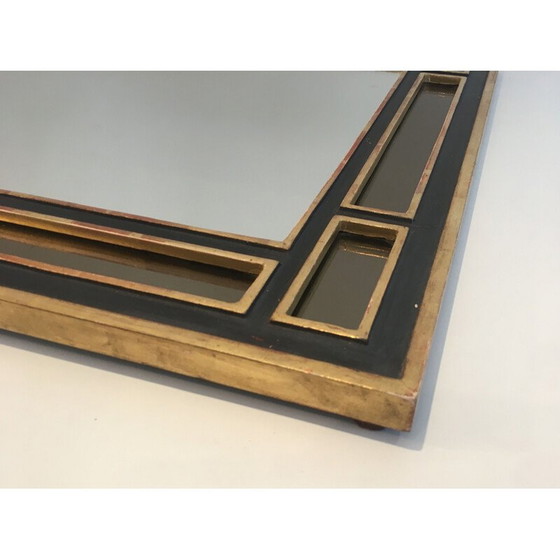 Image 1 of Specchio d'epoca in legno dorato e policromo, 1970