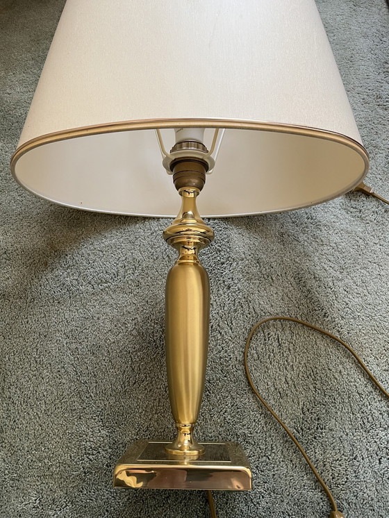 Image 1 of 2x Herda lampe de table laiton