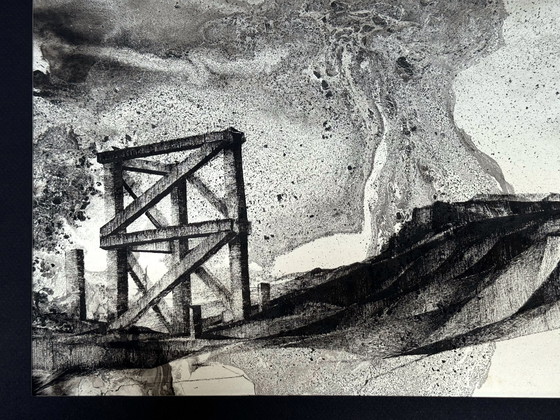 Image 1 of Eugène Eechaut (1928-2019) - Ink Landscape (1970)