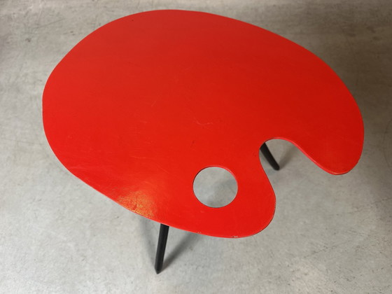 Image 1 of Tavolino vintage 'Expo 58' - Bois Manu - Lucien De Roeck