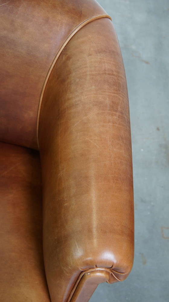 Image 1 of Club Chairs Made Of Beef Leather