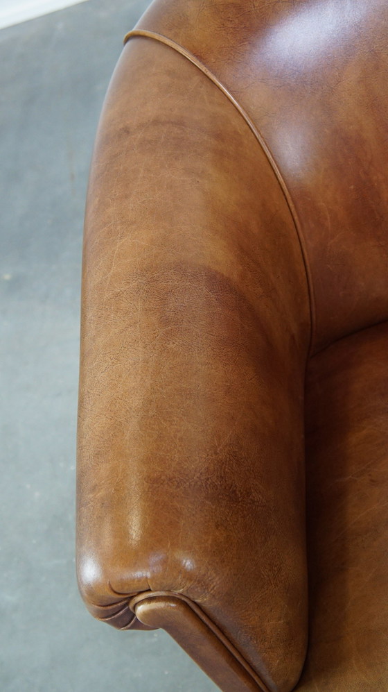 Image 1 of Club Chairs Made Of Beef Leather