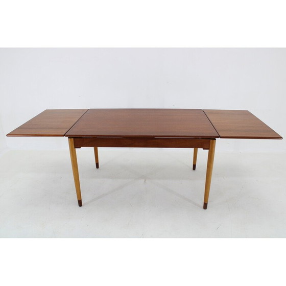 Image 1 of Vintage extendable teak dining table, Denmark 1960