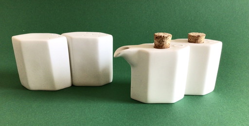 Pieter Stockmans For Serax Oil, Vinegar, Pepper And Salt Set