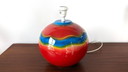 Ceramic Lamp Base Lampes D'Albret, Vintage And Colorful